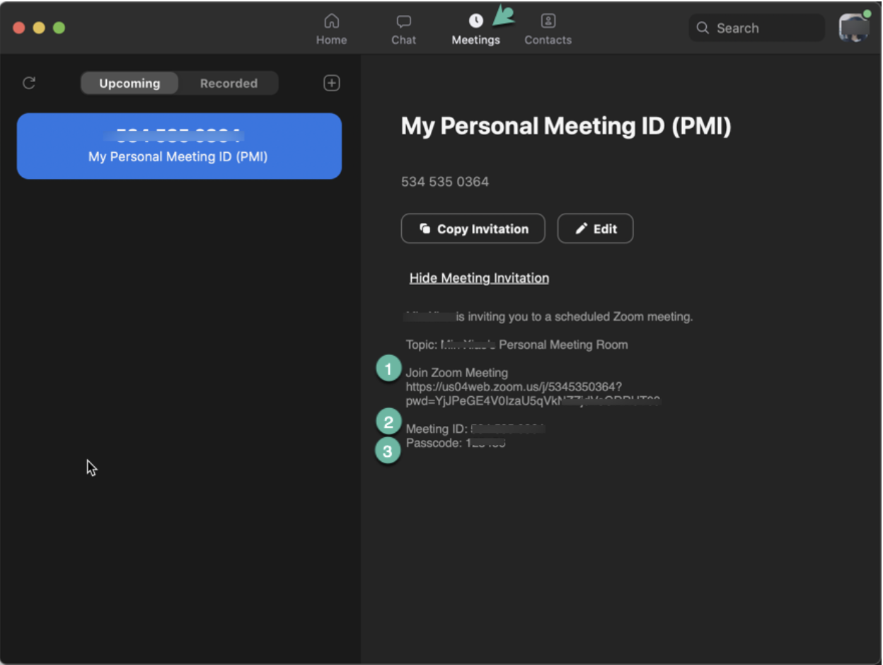 find my zoom personal meeting id